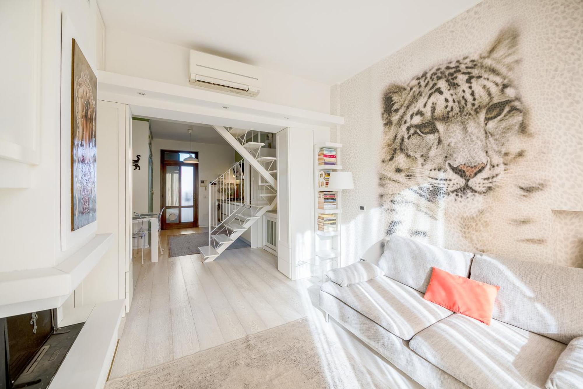 Apartamento Bright Loft - Free Private Parking Milán Exterior foto