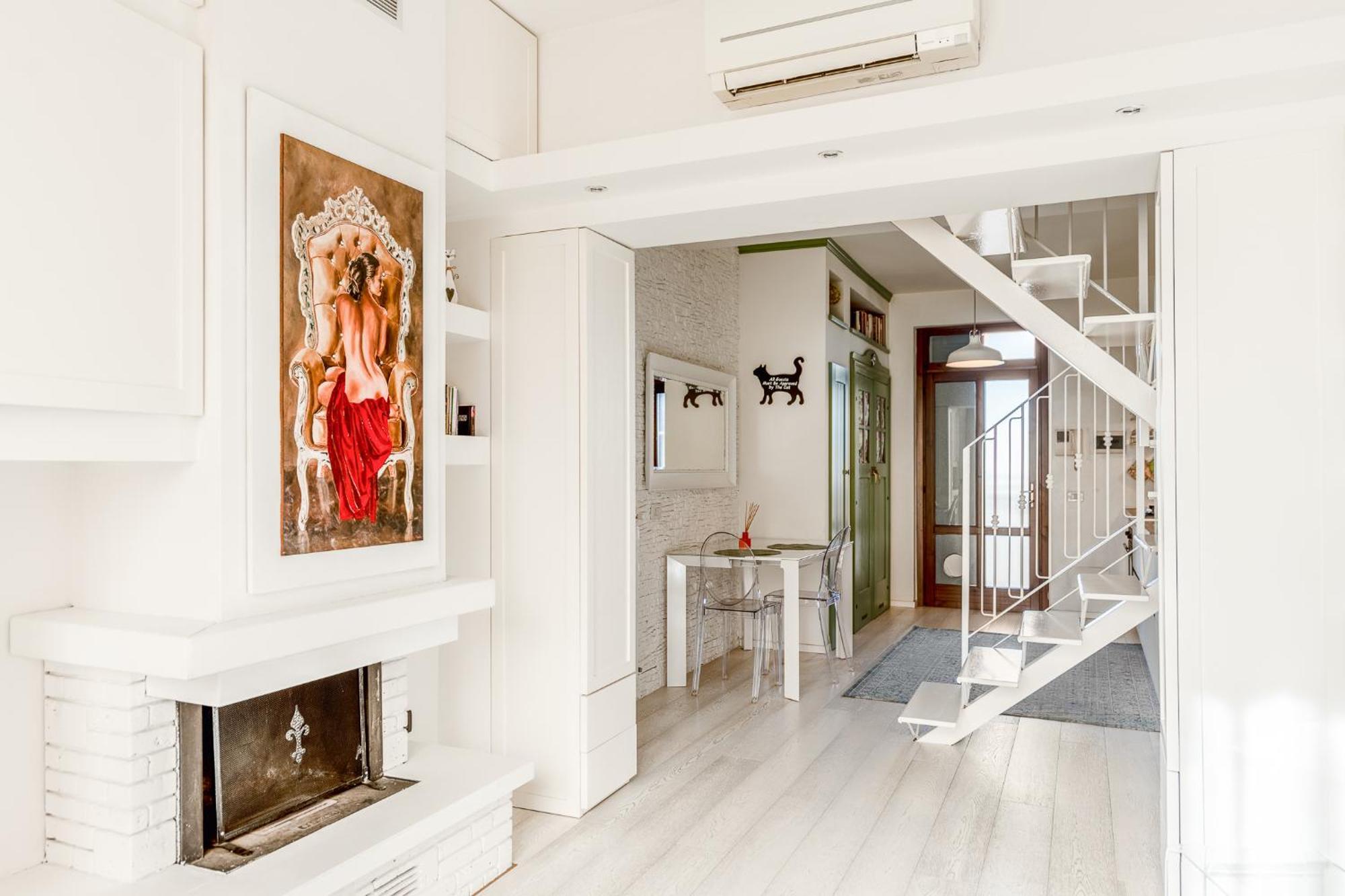 Apartamento Bright Loft - Free Private Parking Milán Exterior foto